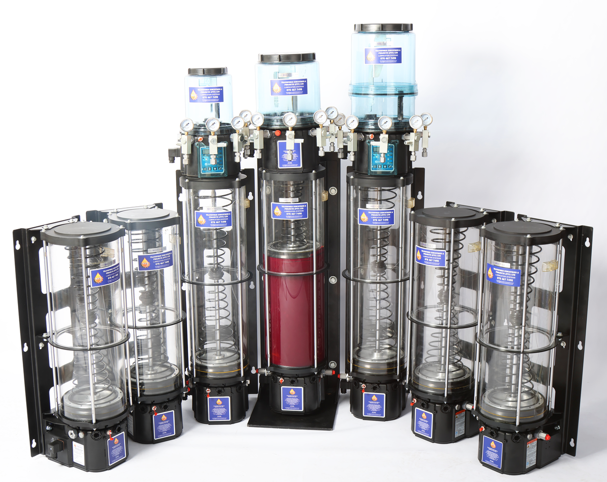Central lubrication pump skid